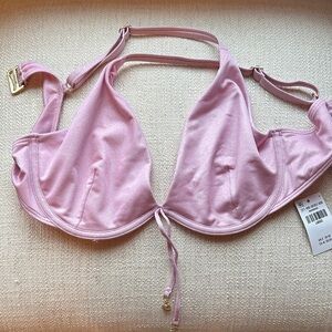 Pink Underwire Bikini Top - Unbranded